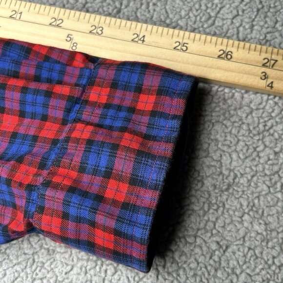 Ralph Lauren Shirt Mens Extra Large Red Blue Plaid Yellow Pony Classic Fit XL - Picture 10 of 12